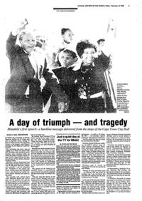 A day of triumph -- and tragedy