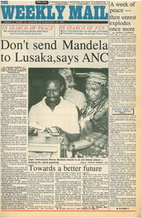 Don't send Mandela to Lusaka, says ANC
