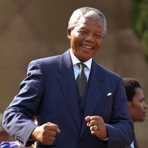 Former president Nelson Mandela,seen here in a file picture from 1994. (AP)