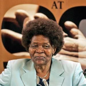 Albertina Sisulu.  (Themba Hadebe, AP file)