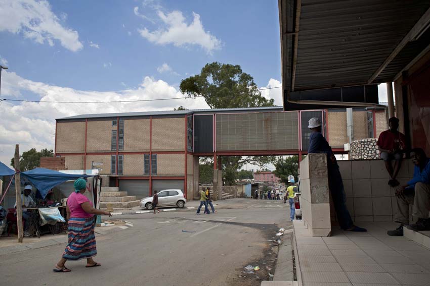 Across the road from Mandela’s former home in Alexandra is the town's heritage centre, which lies incomplete over 10 years after construction began.